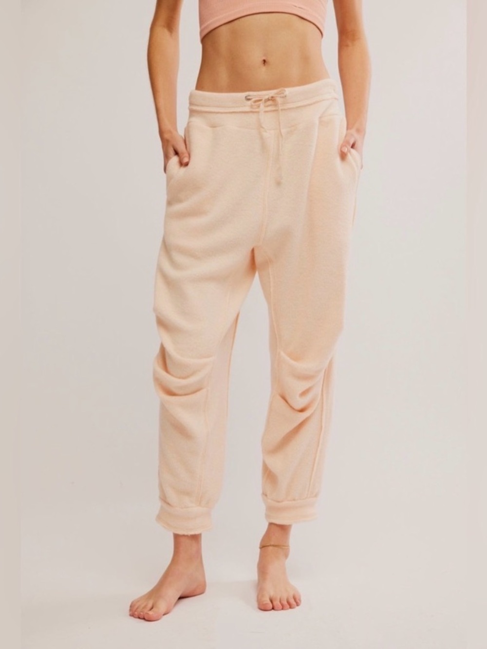 Free People intimately DAY OFF FLEECE JOGGER NWT , sz : XL